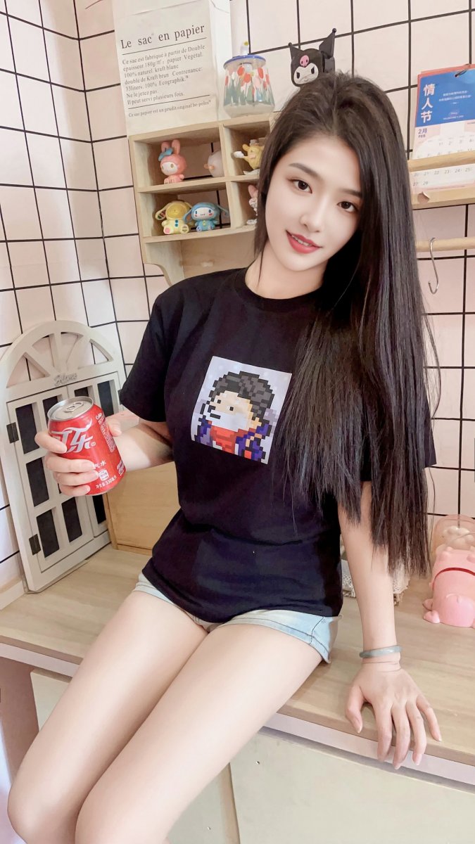 加密二狗【二狗ego变身系列#2708】黑色纯棉T恤