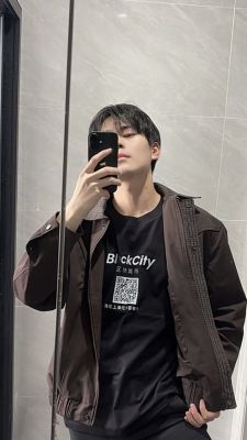 【BlockCity上海】L-落肩T恤-黑色-烫画
