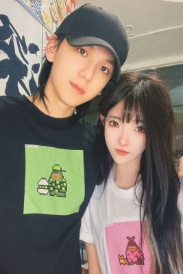 呆头猩#A0063白色纯棉T恤