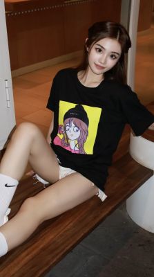 十三白头像#174黑色纯棉T恤