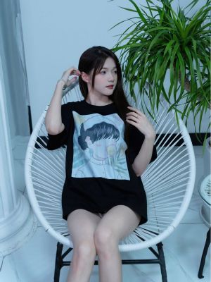 13 Bubbo 白衣天使黑色纯棉T恤