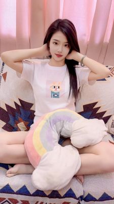 LiL Tu #0010白色纯棉T恤