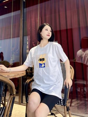 LiL Tu#7白色纯棉T恤