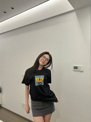 NOUNS#1776黑色纯棉T恤