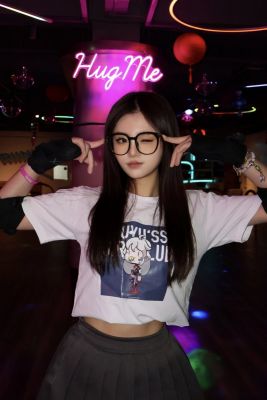AYUYU #31白色纯棉T恤