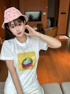 TinyStone3D#178白色纯棉T恤